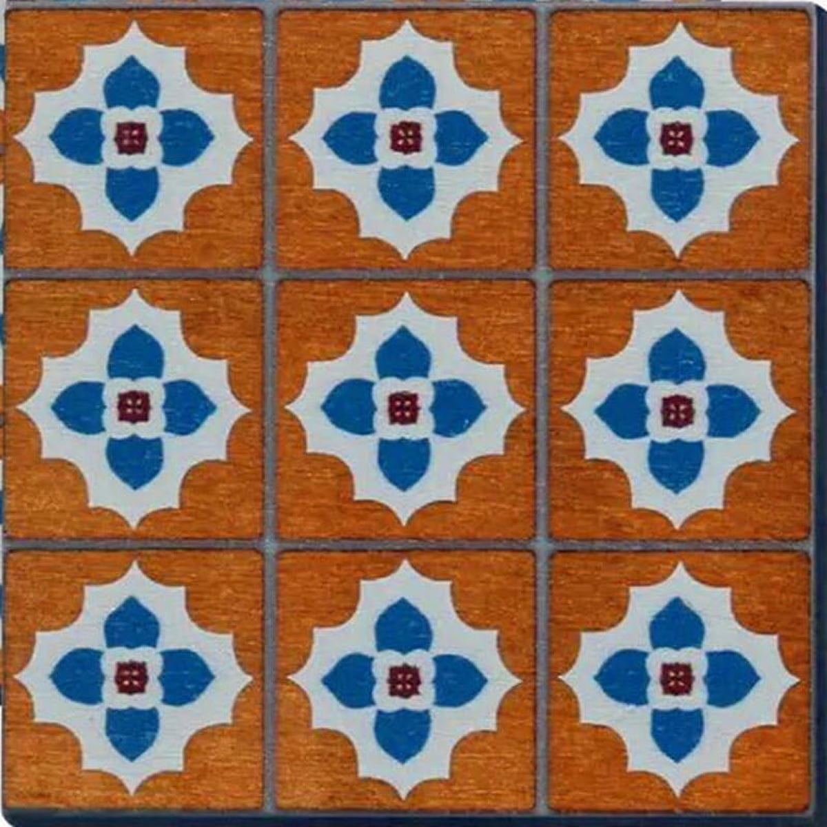 1/6 1/12 Scale Dollhouse Miniature Retro Wooden Floor Decoration M259