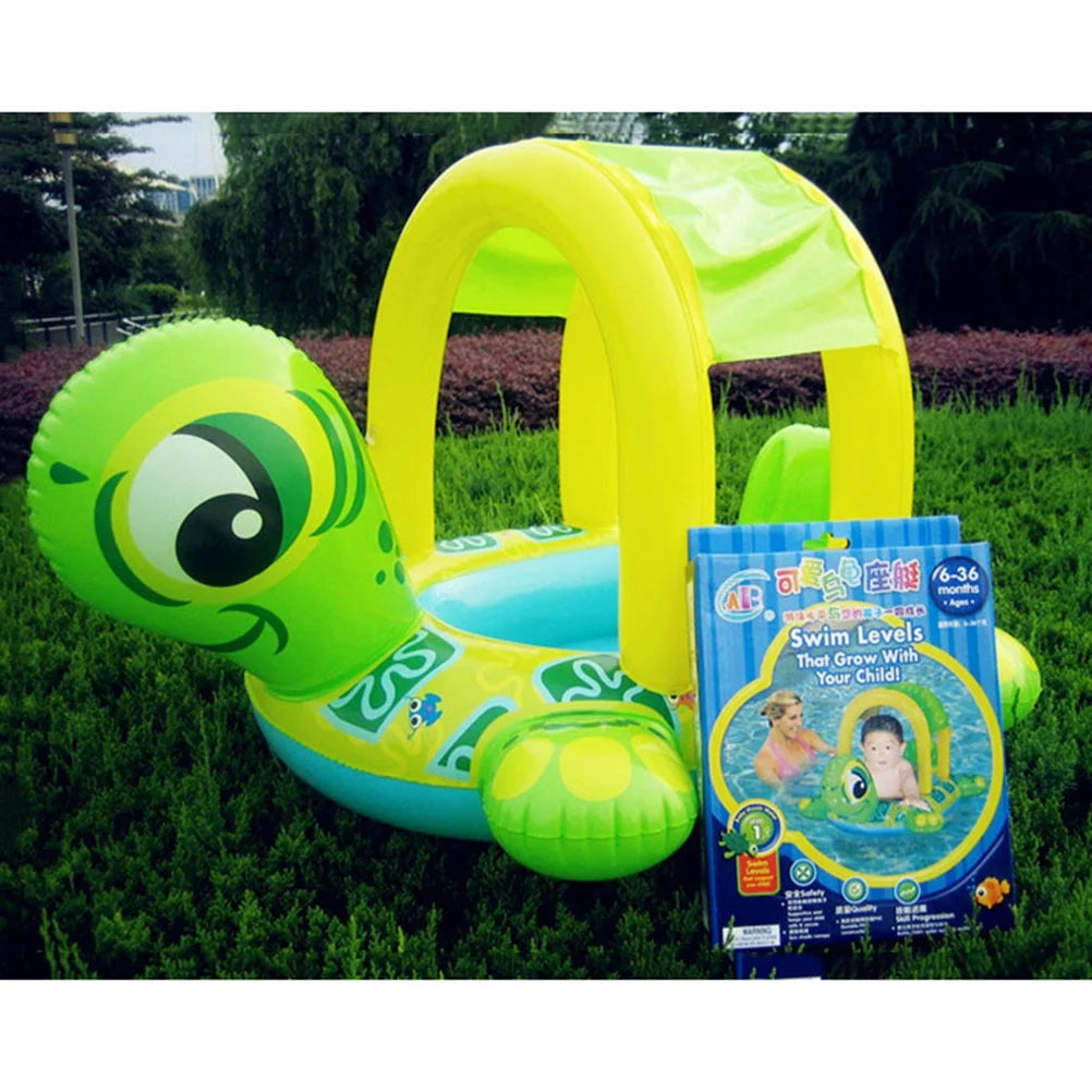 Inflatable Tortoise Swimming Pool Swim Ring Float K137713
