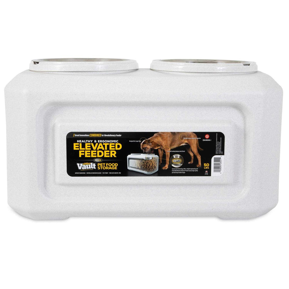 Elevated Dog Feeder with Storage J82912