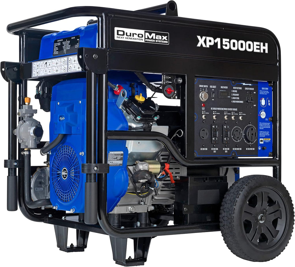 Dual Fuel Portable Generator 10000 Watt Electric Start R29643
