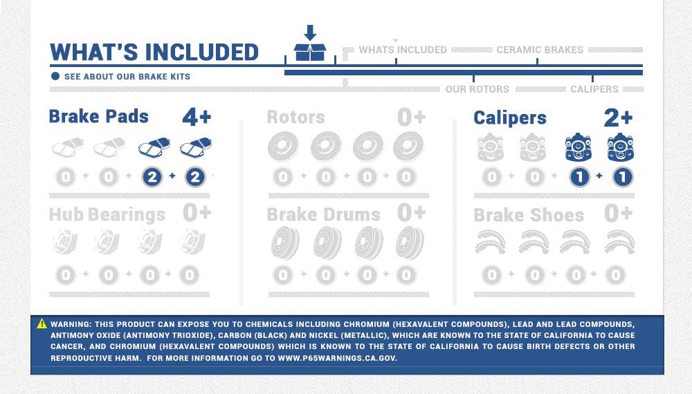Black Powder Coated Calipers + Ceramic Brake Pads N46299