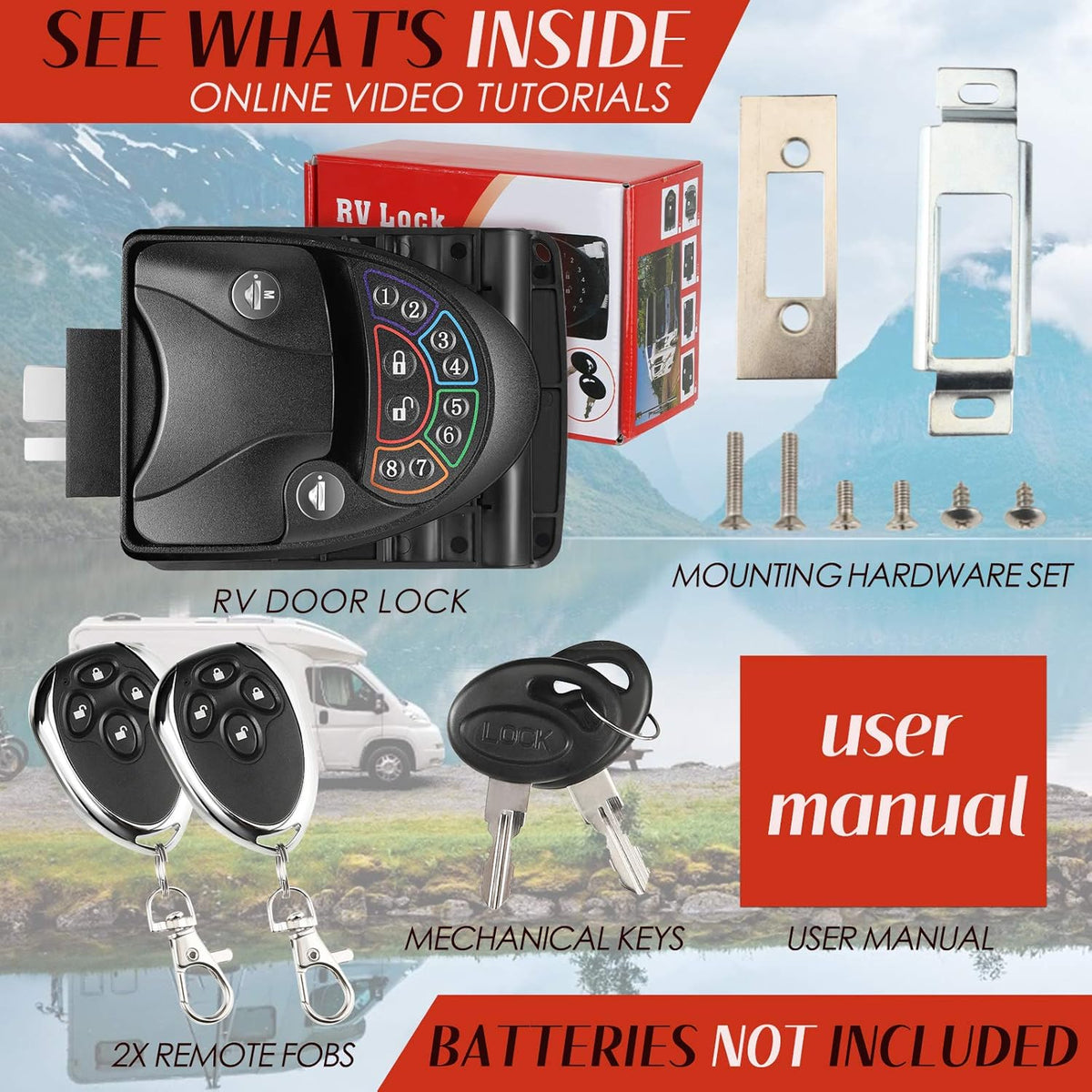 Keyless Entry RV Door Lock with Deadbolt T217301