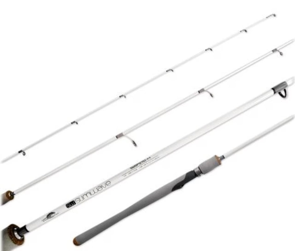 Slim Wave White Jigging Spinning Rod 6'4" Medium Heavy L728597