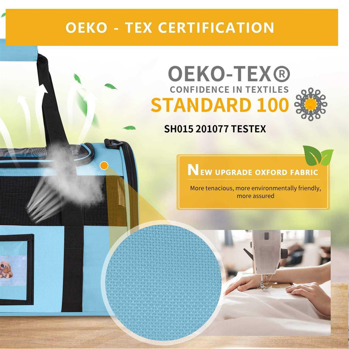 Cat Dog Pet Carrier Airline Approved I4405