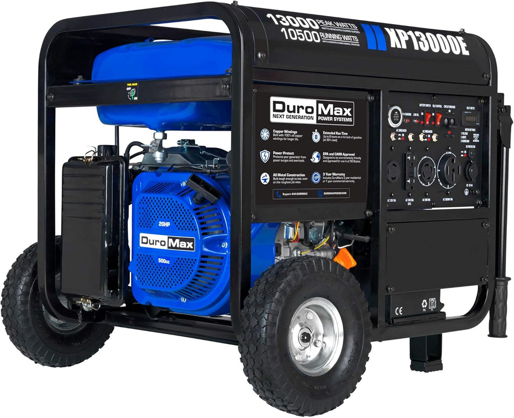 Dual Fuel Portable Generator 10000 Watt Electric Start R29643