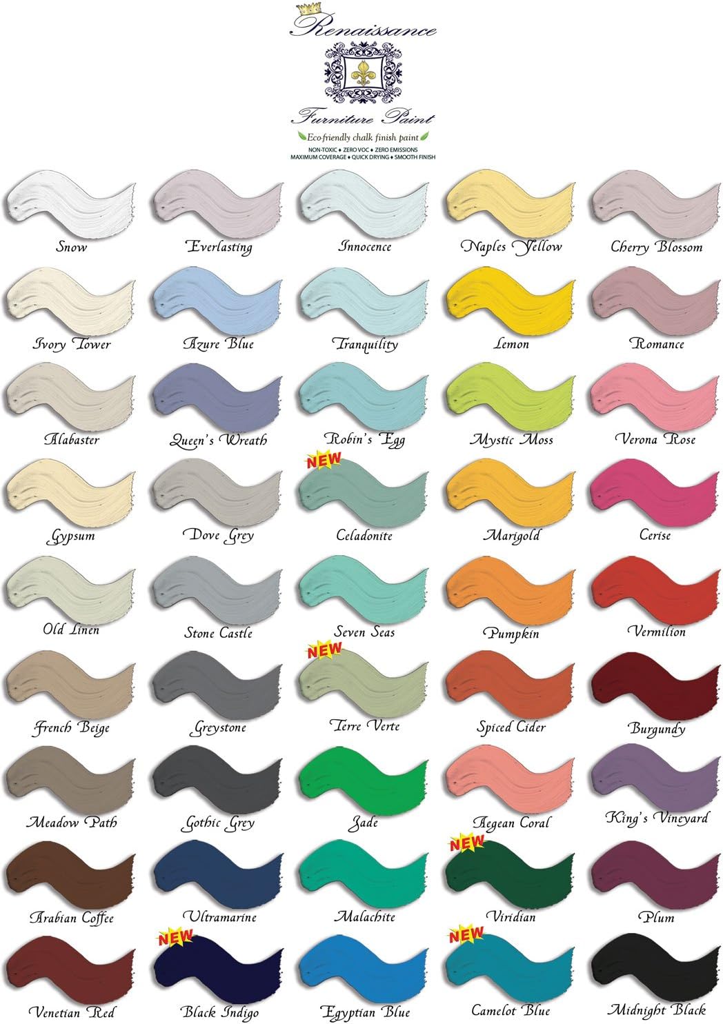32 Fl Oz Chalk Furniture Paint, Viridian C86095