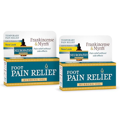 Foot Pain Relief Rubbing Oil with Essential Oils - 2 Pack N503
