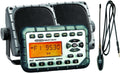 Package - Includes Waterproof Mini AM/FM/WB/Stereo, Pair of 3.5" Waterproof Mini Speakers and Top Side Rubber Antenna G1554
