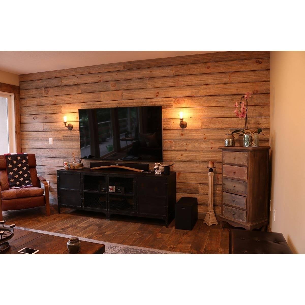 White Wash Barnwood Wall Coverings S74180
