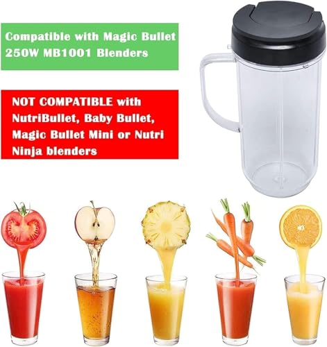22oz Blender Cups with Cross Blade D6835