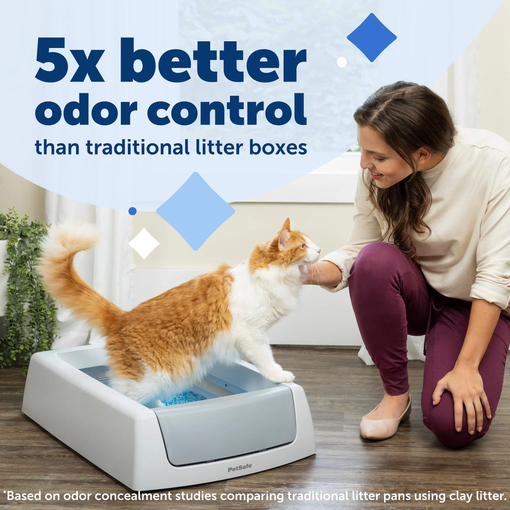 Gray Self-Cleaning Cat Litter Box B274