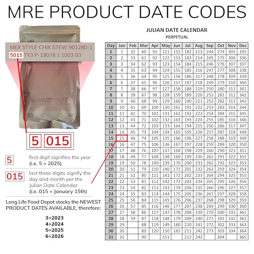 MRE Entrees 6-Pack Beef & Chicken Combo J414