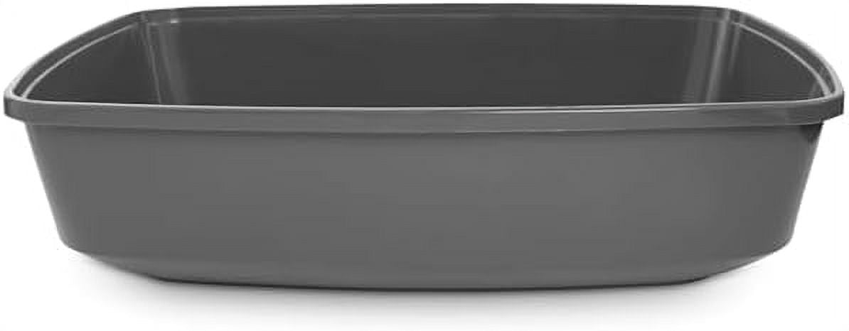 Charcoal Open Cat Litter Box X70747