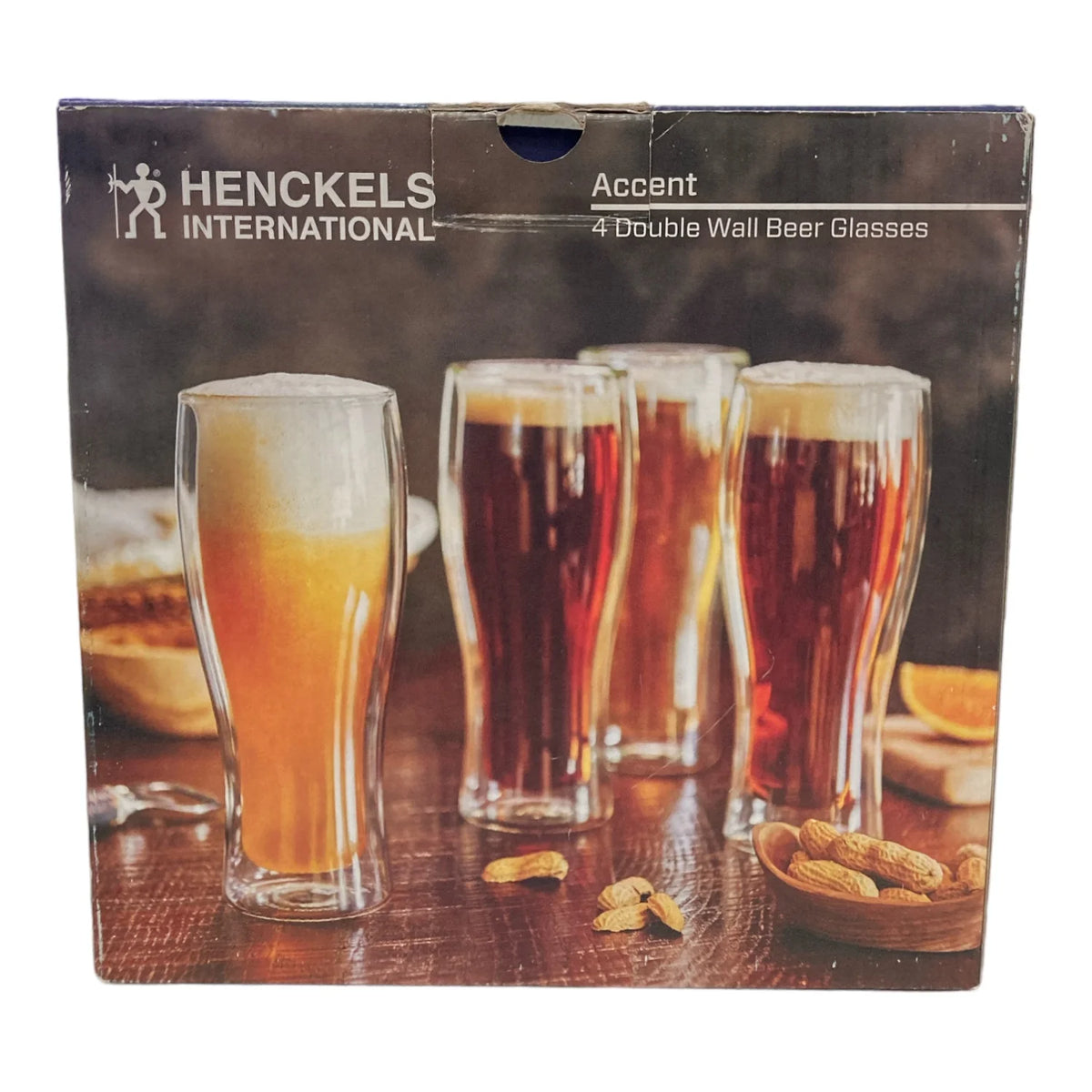 14-oz. Double Wall Beer Glass, 4-pack T913921