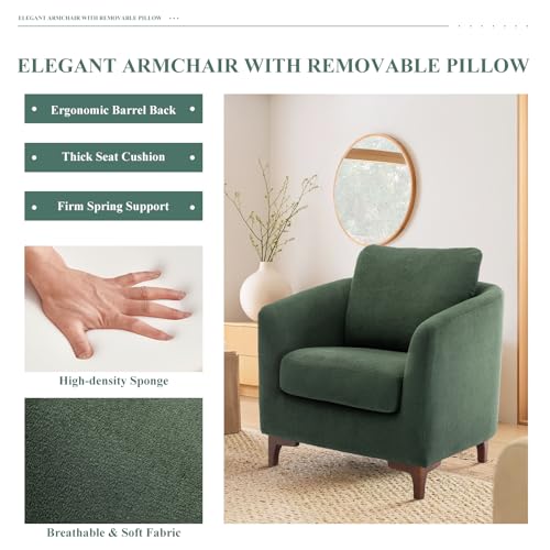 Velvet Accent Chair with Storage Ottoman Set of 2, Camel K8517