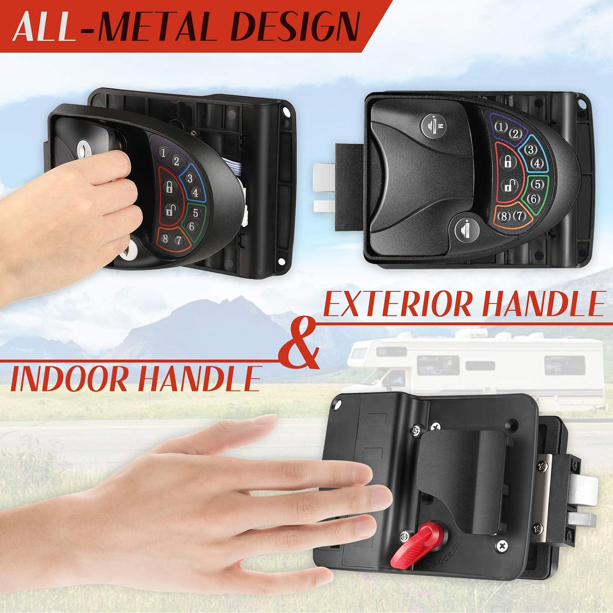 Keyless Entry RV Door Lock with Deadbolt T217301