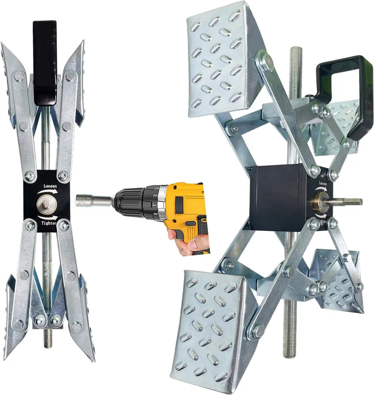 2 Pack X-Shaped Wheel Chock Stabilizer K631