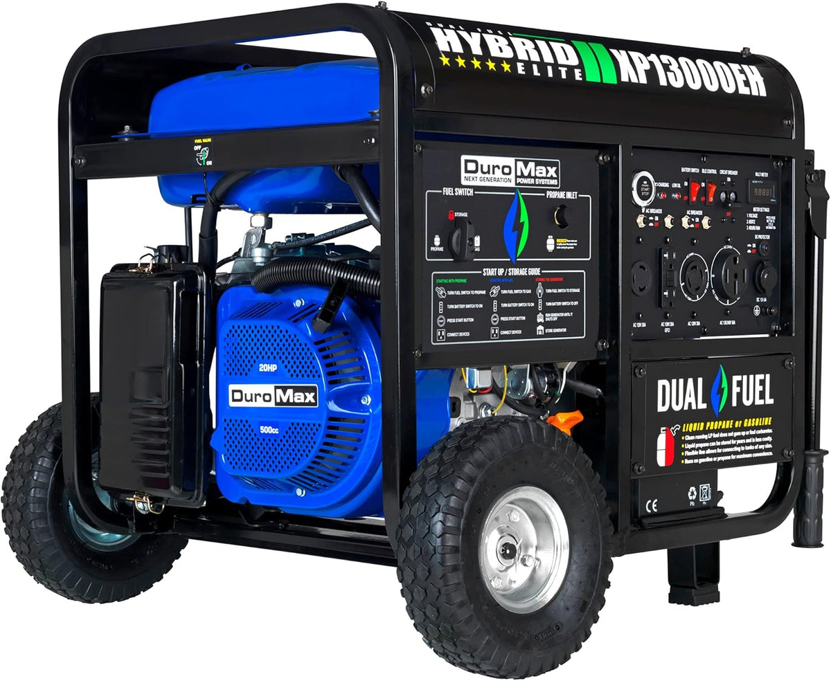 Dual Fuel Portable Generator 10000 Watt Electric Start R29643