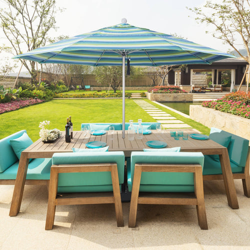 11 Feet Fiberglass Market Umbrella Q8477
