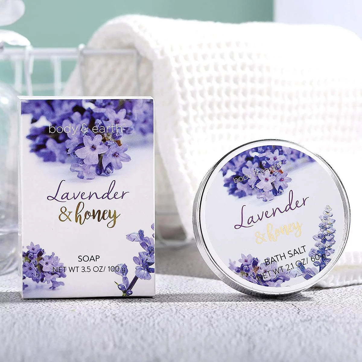 8 Pcs Lavender and Honey Spa Gift Sets X9901
