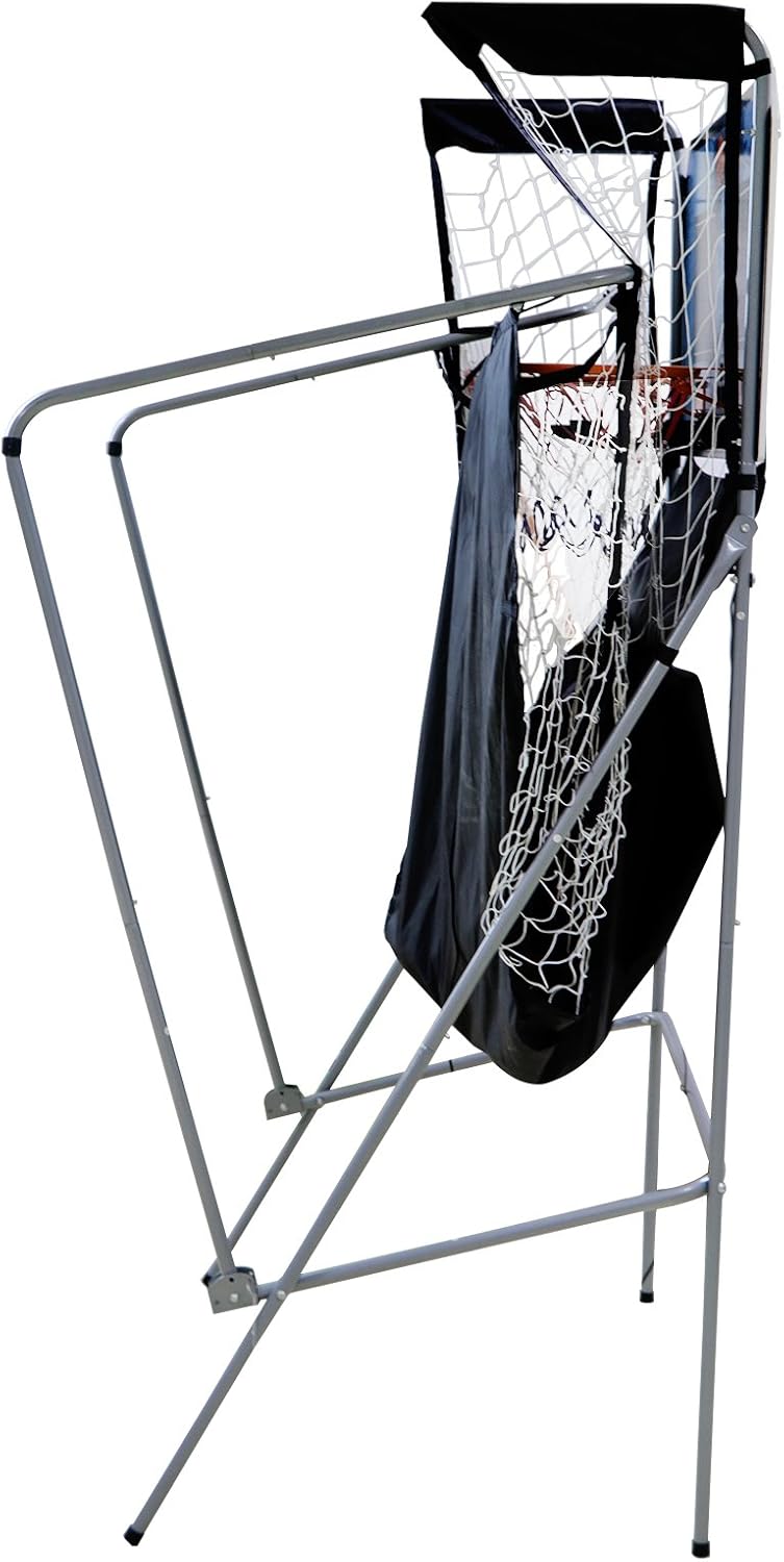 Foldable Indoor Basketball Arcade Game with LED Scoreboard D172607