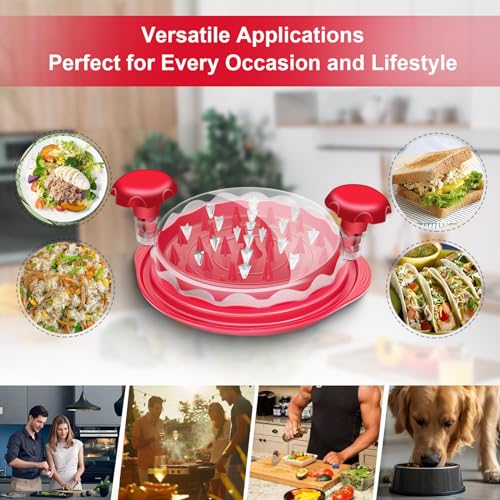 Large Chicken Breast Shredder Tool with Ergonomic Handle, BPA Free W806213
