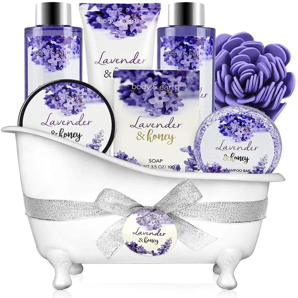 8 Pcs Lavender and Honey Spa Gift Sets X9901