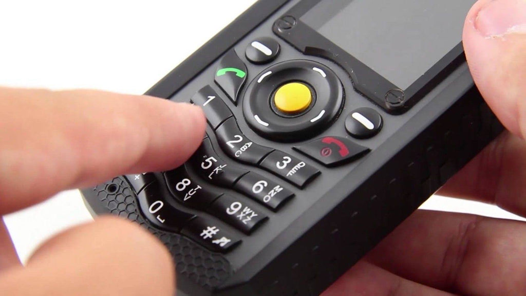 Black Unlocked GSM Dual SIM Phone IP67 H7501