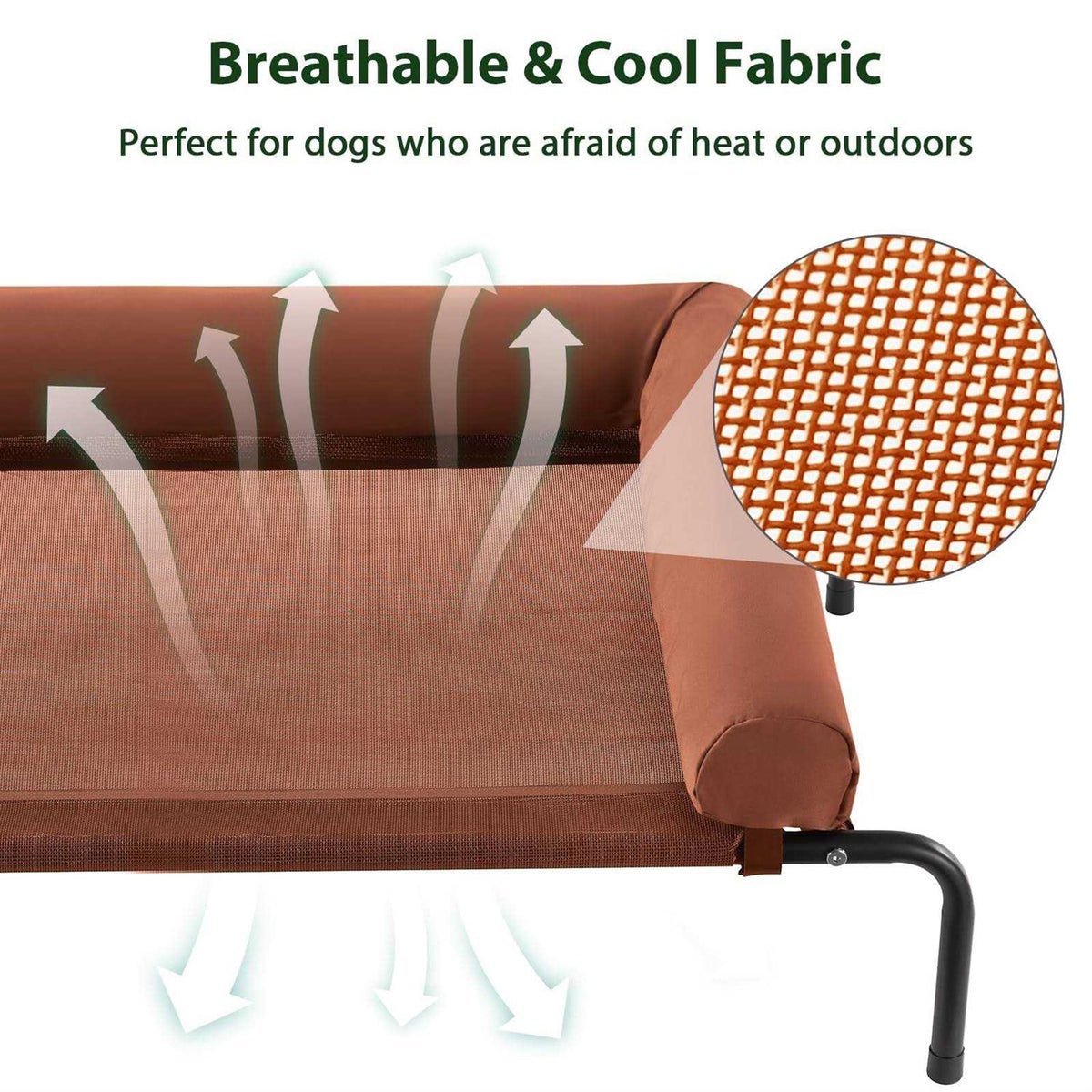 Large Elevated Cooling Dog Bed B97626