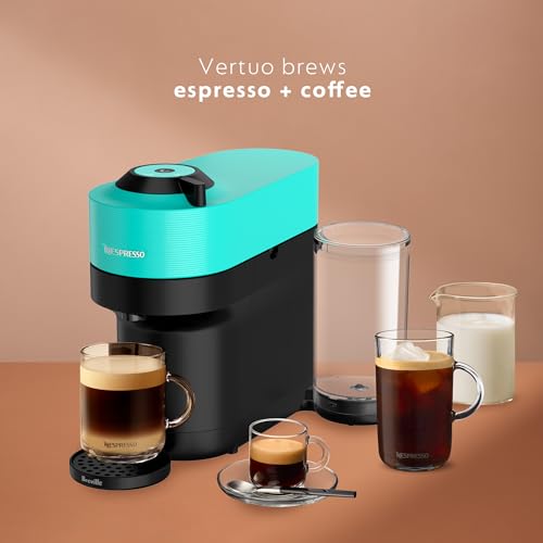 Red Nespresso Machine with Milk Frother R571185