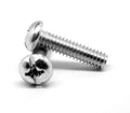 #8-32 x 2 Coarse Thread Machine Screw Zinc Plated B643279
