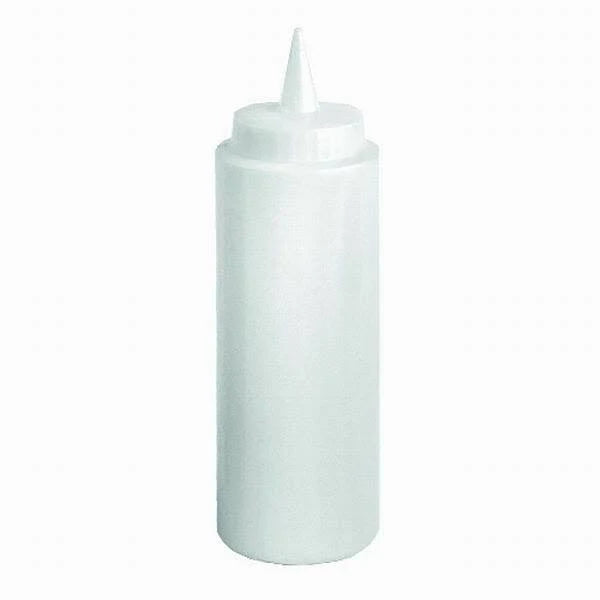 8 oz Plastic Condiment Squeeze Bottles Case/72 Yellow D242725