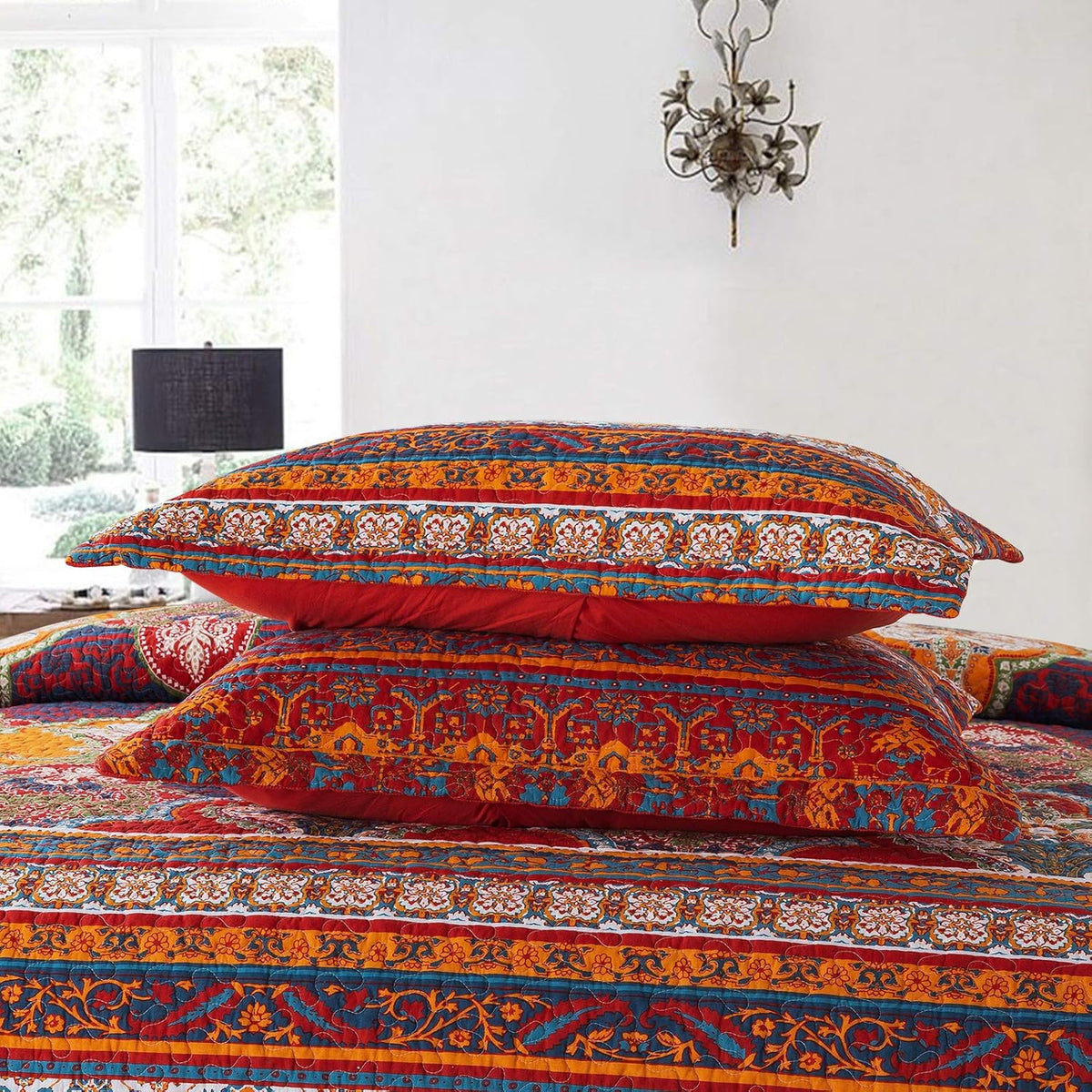Cotton Bedspread Quilt Set S547