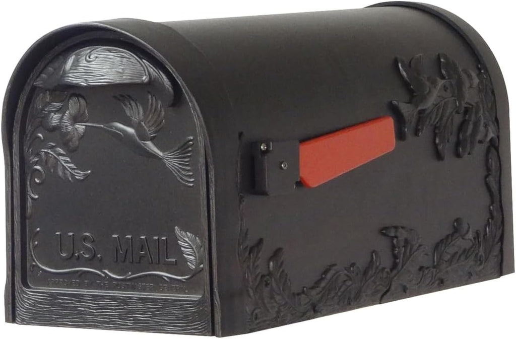 Hummingbird Curbside Mailbox with Locking Insert and Mailbox Post K1539