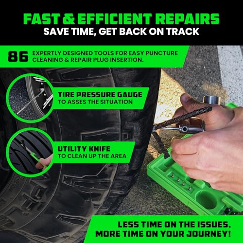 86-Piece Heavy Duty Tire Repair Kit K911876