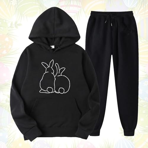 2 Piece Sweatsuit Set with Hoodie and Sweatpants A340