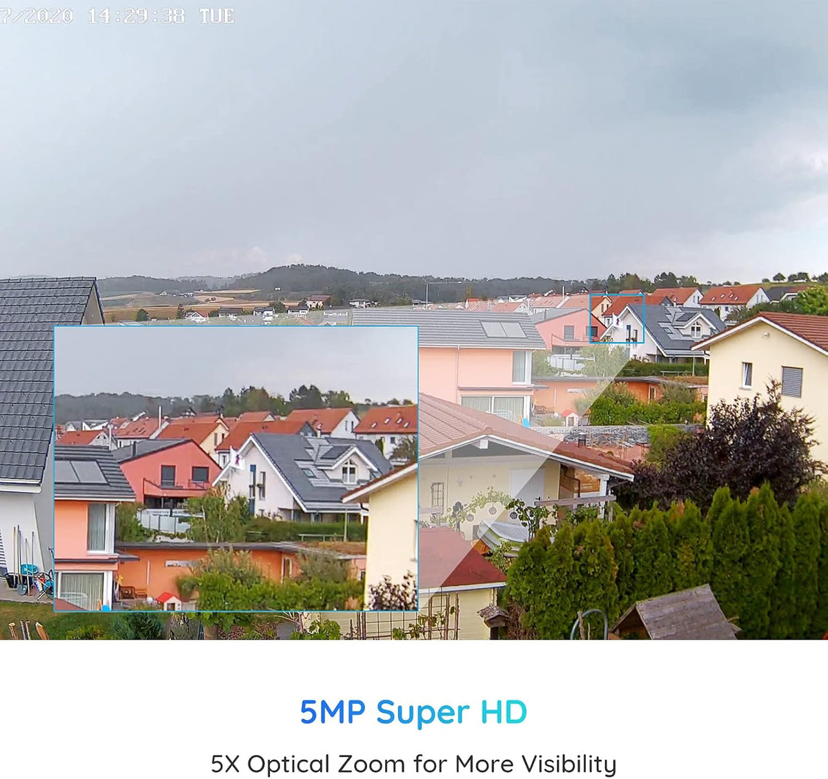 5MP HD PTZ Security Camera System Outdoor B229