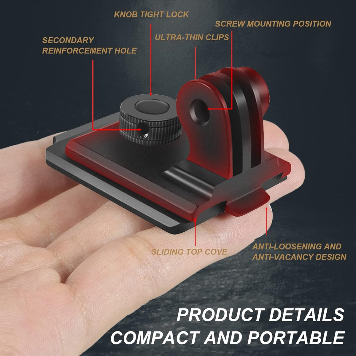 Aluminum Helmet Camera Mount L8362