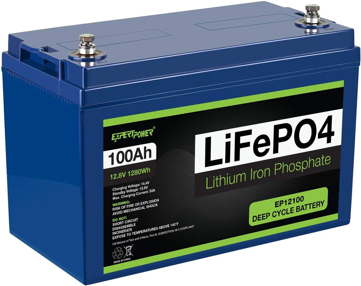 12V 100Ah Lithium LiFePO4 Deep Cycle Rechargeable Battery E865747