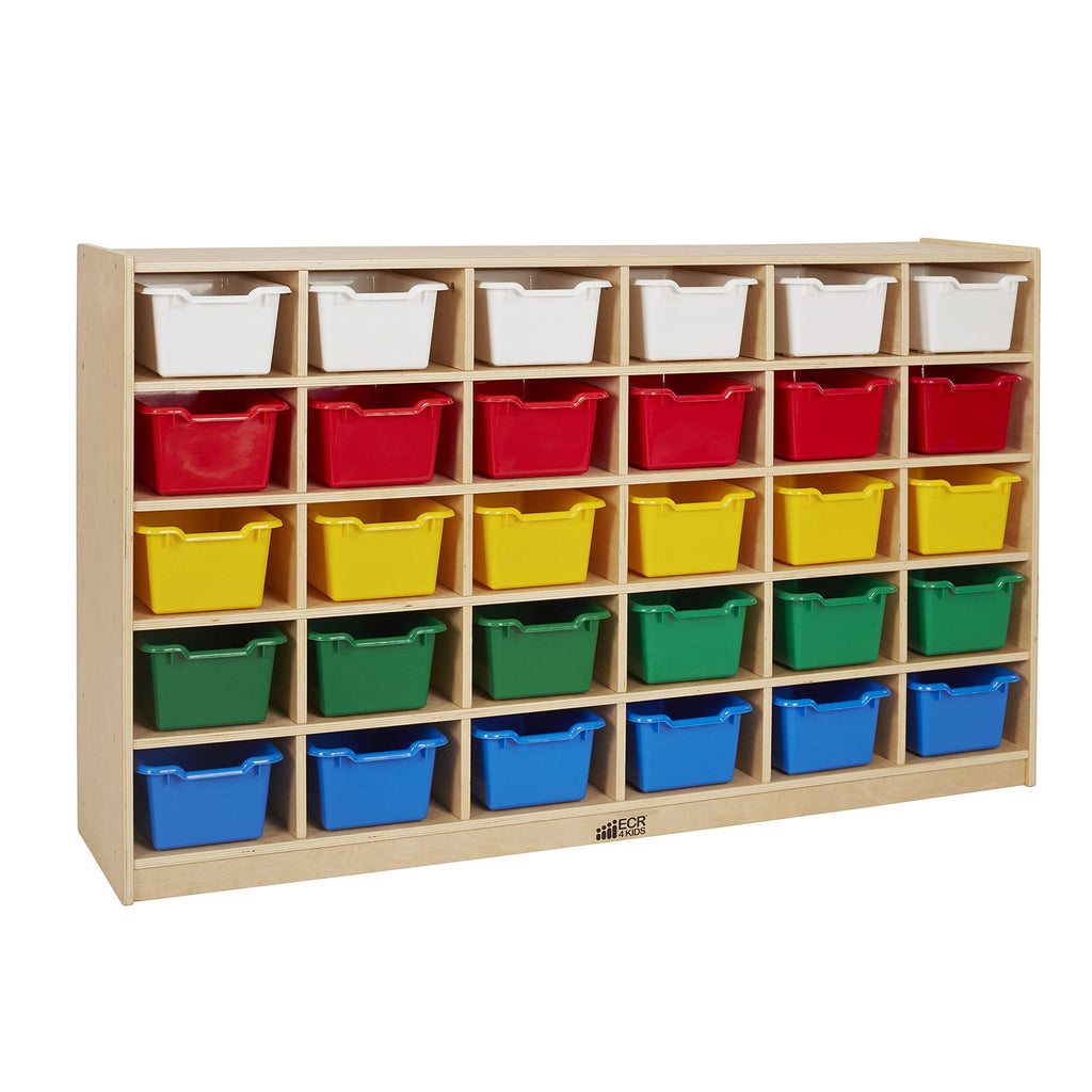 Birch 30 Cubby Tray Cabinet Y11150