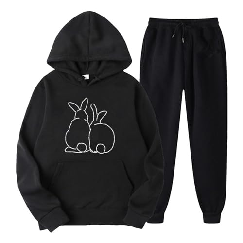 2 Piece Sweatsuit Set with Hoodie and Sweatpants A340