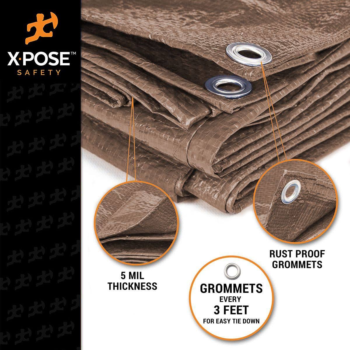 Brown Poly Tarps 12 x 20 Case of 10 C900