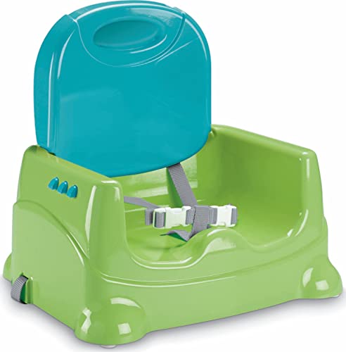 Green Adjustable Toddler Booster Seat with Dishwasher Safe Tray G8806