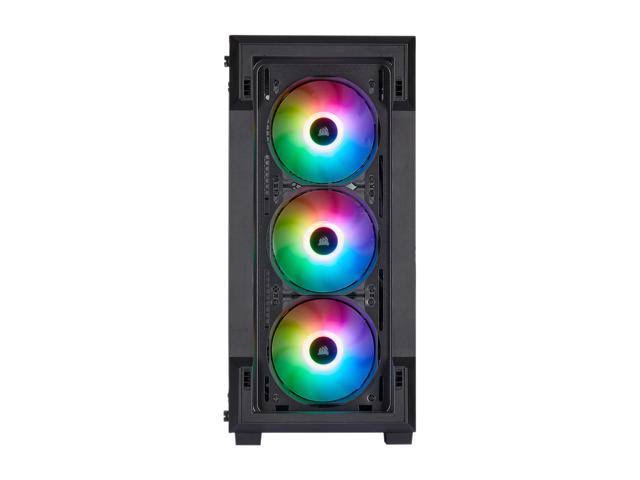 Black ATX Mid-Tower Smart Case T730