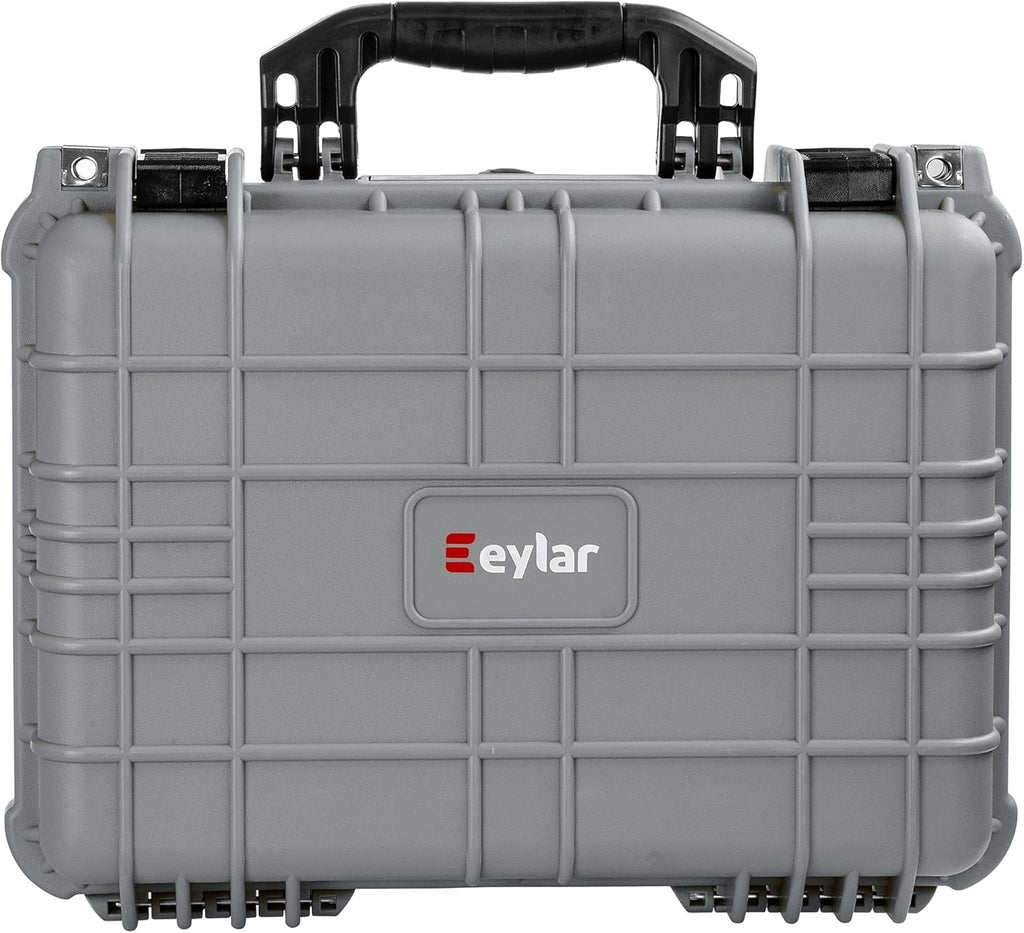 White Waterproof Hard Camera Case with Foam L73259