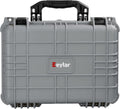 White Waterproof Hard Camera Case with Foam L73259