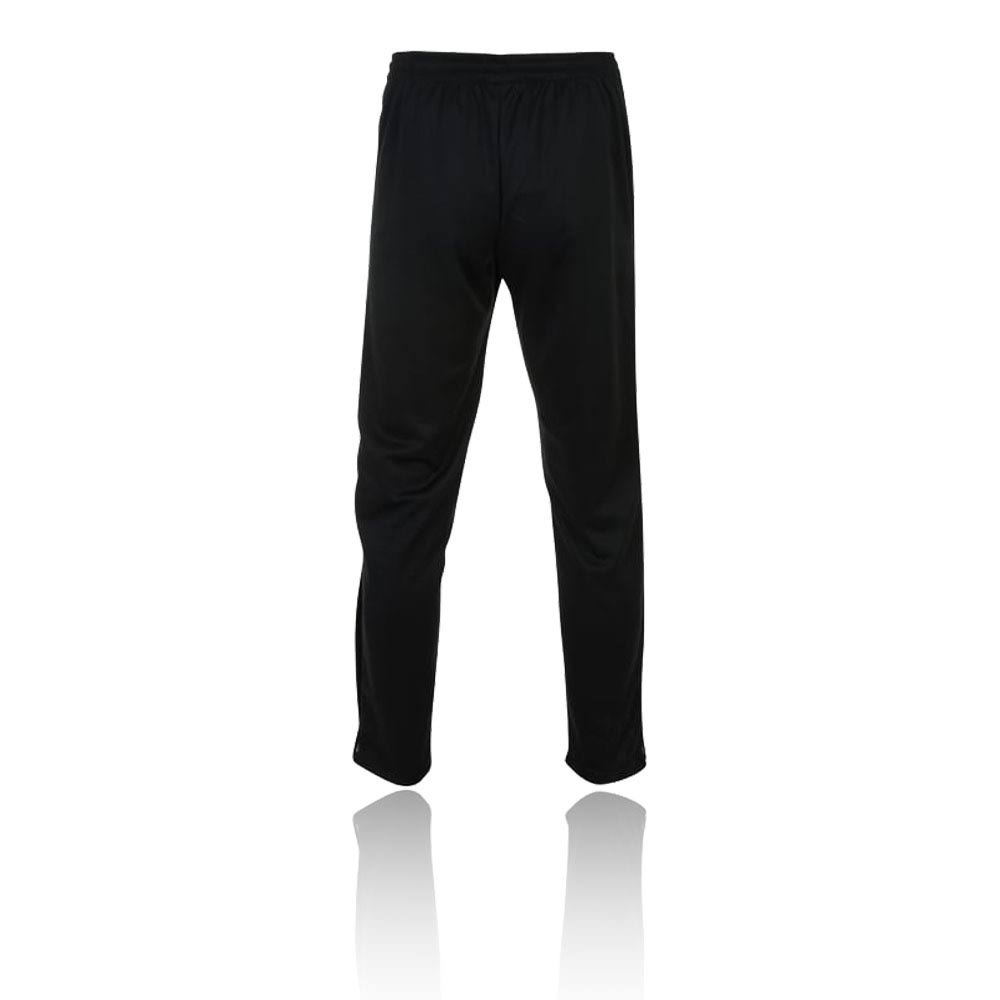 Black White Poly Knit Tapered Trousers Z637153