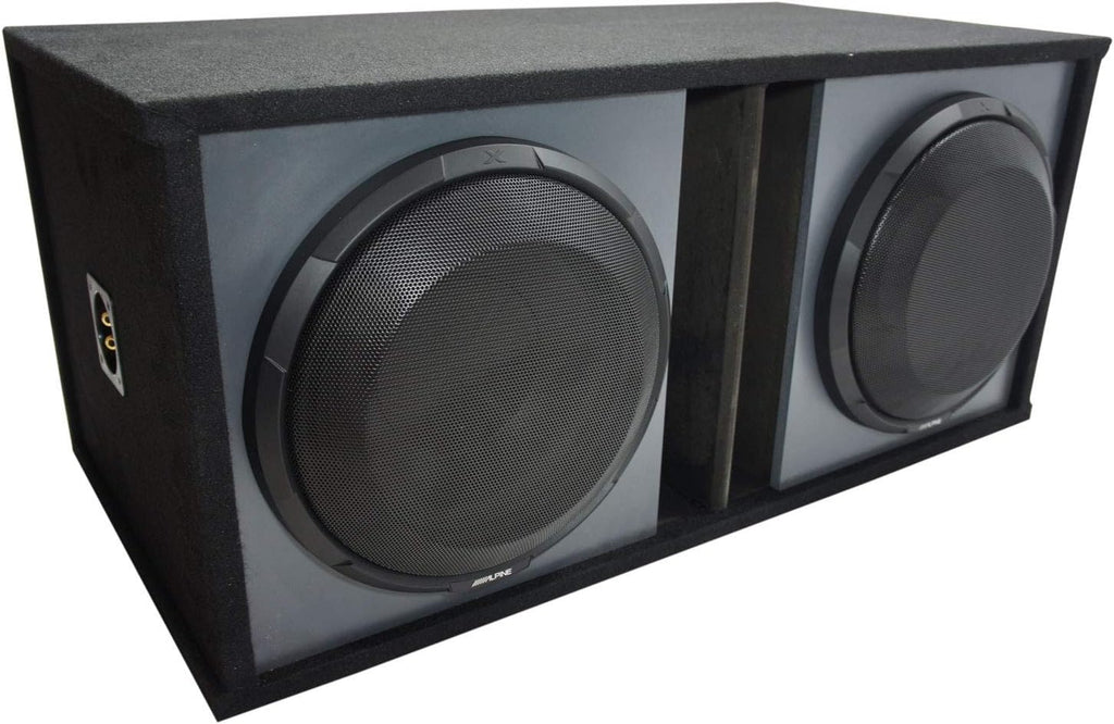 Ported Dual 10 Car Audio Subwoofer Enclosure P69194