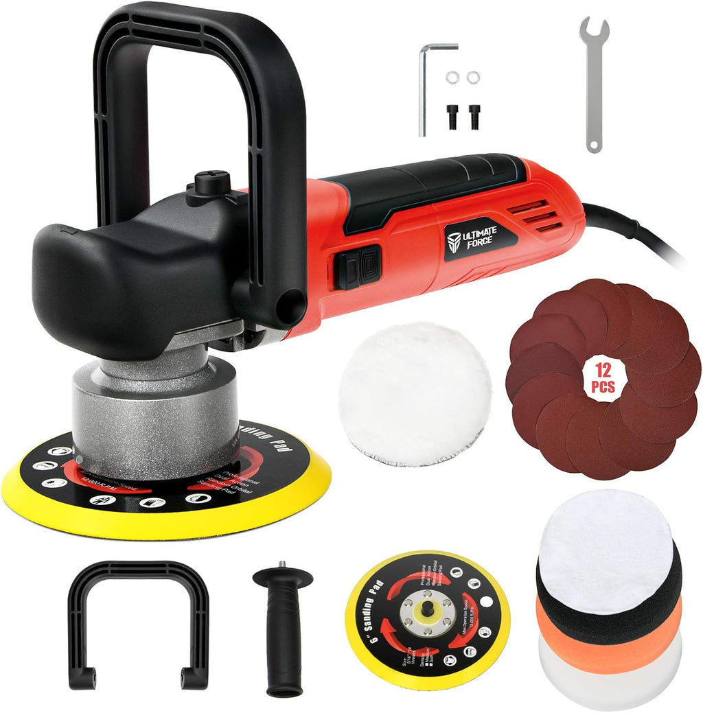6 Inch Dual Action Random Orbital Car Buffer Polisher A1095