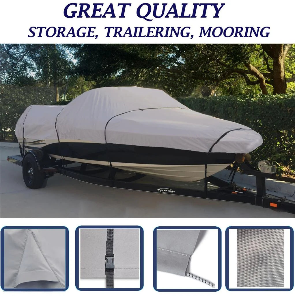 Boat Cover for Crestliner CX 1860 Bass O/B 2000-2005 N650